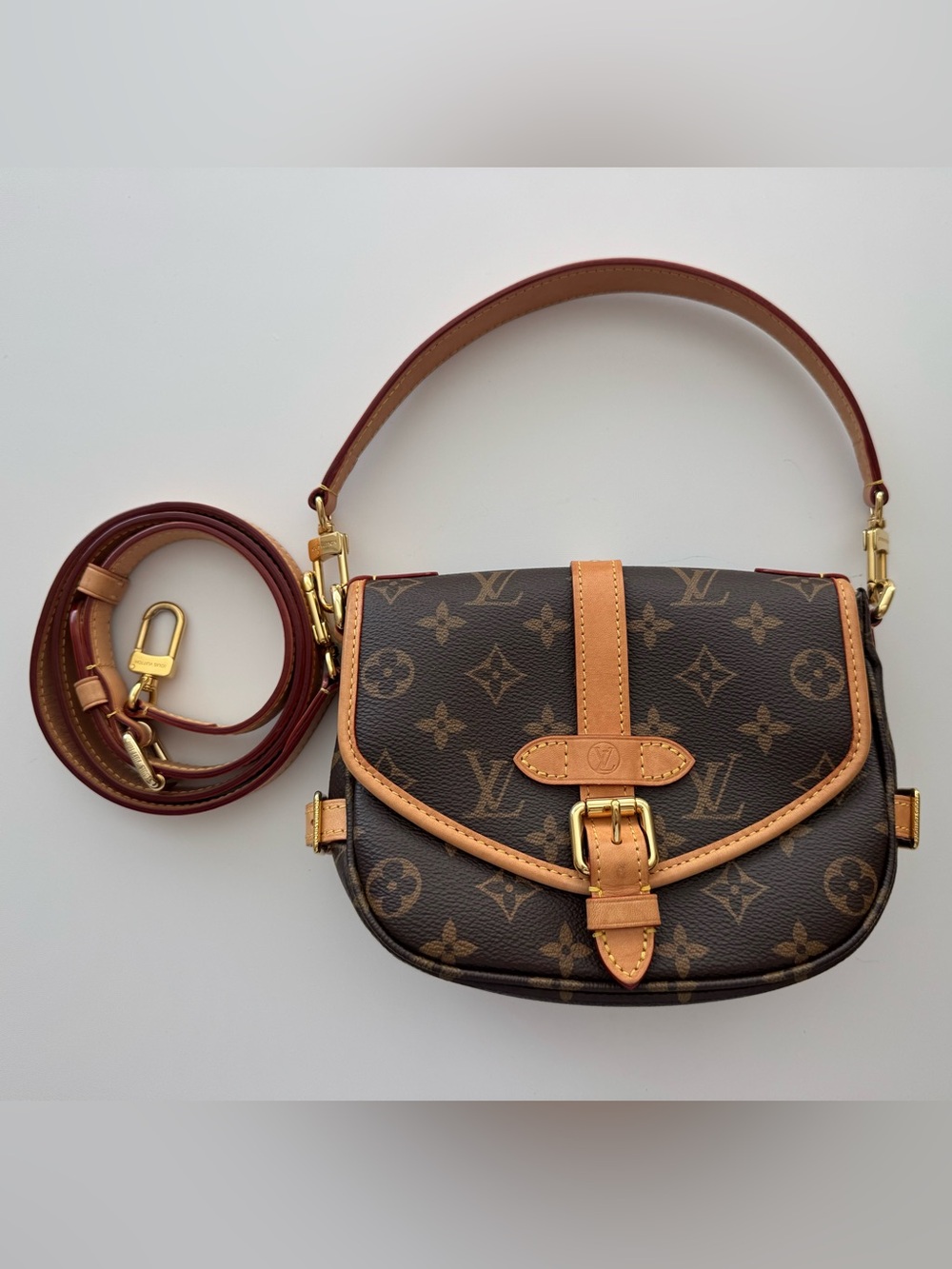 Louis Vuitton Monogram Saumur BB Handbag
